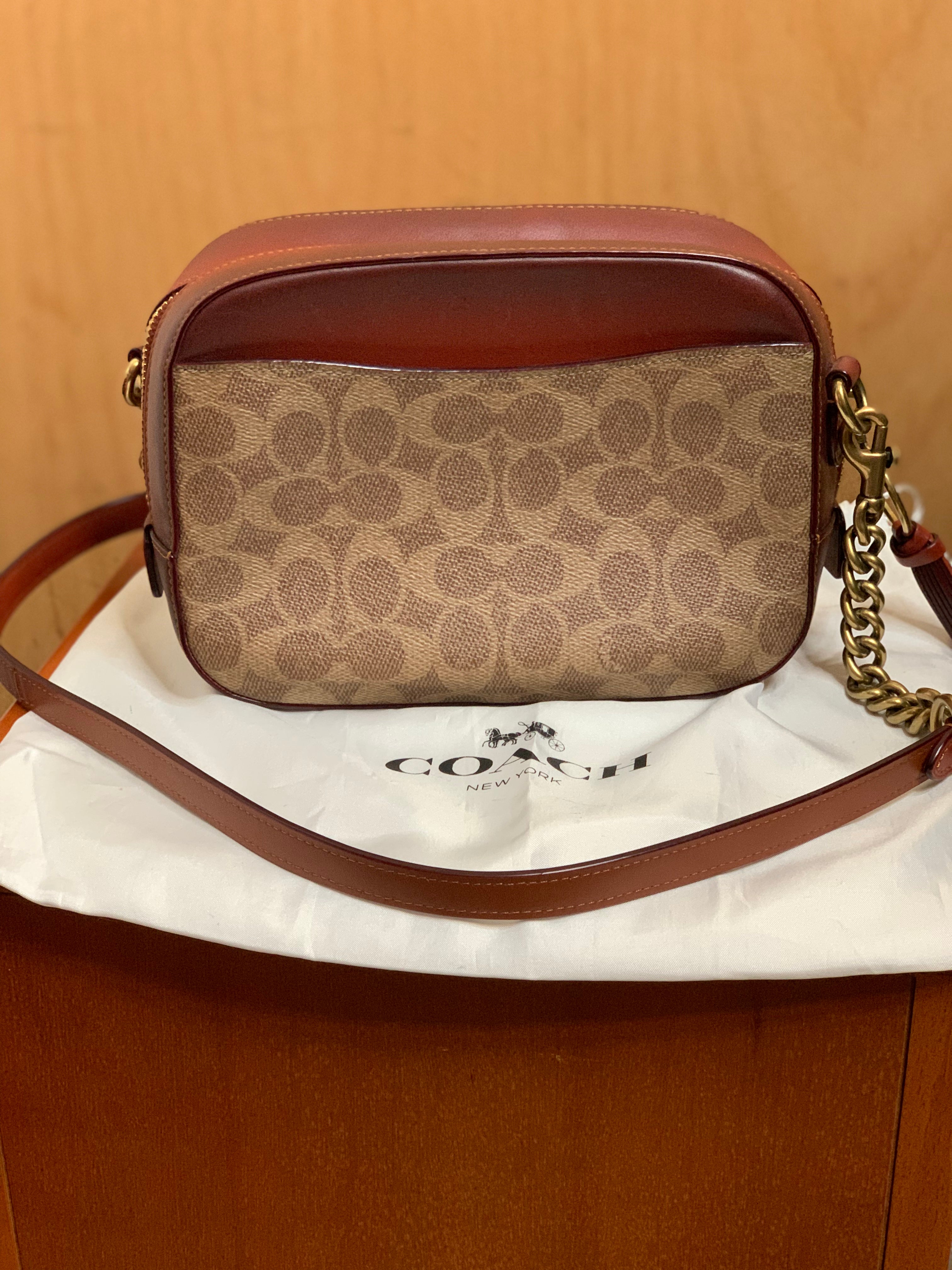 COACH Restored Camera Bag In Signature Canvas - Women's