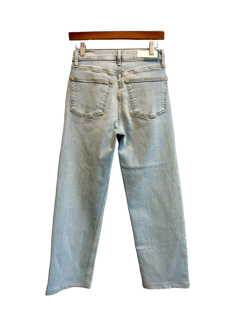 RE/DONE size 25 70s Stove Pipe Jeans - River Fade