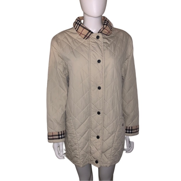 Burberry quilted 2025 trench jacket