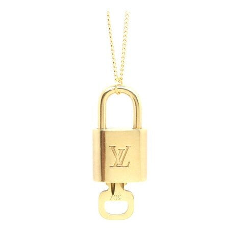 lock and key necklace louis vuittons