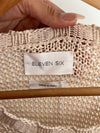 Eleven Six Peruvian Cotton Sweater size M/L