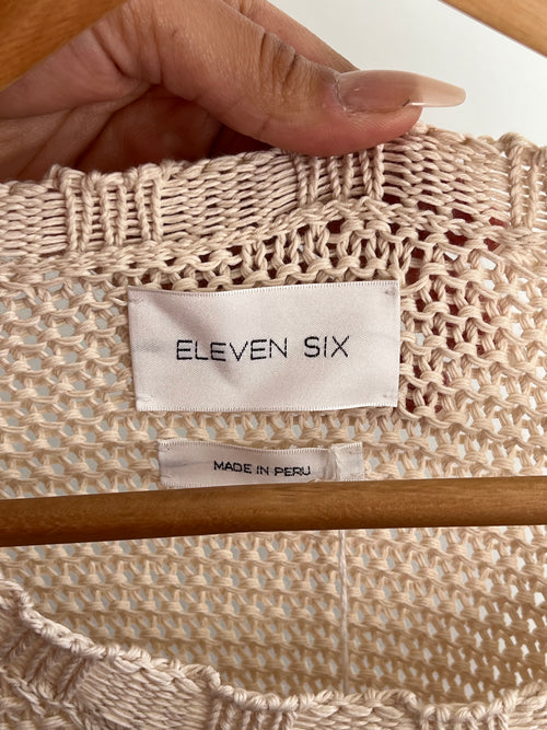 Eleven Six Peruvian Cotton Sweater size M/L