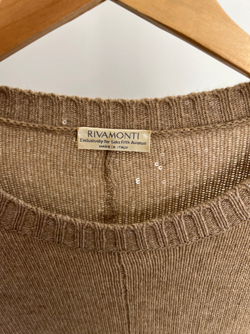 Rivamonti by Brunello Cucinelli Wool Blend Sparkle Sweater size L