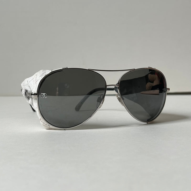 Chanel leather sunglasses hotsell