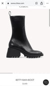 Chloe Betty Rain Boots in Black - size 39