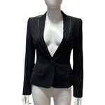 Dolce & Gabbana size 38 (US 4) Navy Pin Stripe Blazer