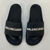 Balenciaga Black Pool Slides - size 39 (US 8/8.5)