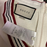 Gucci size L White Pants with Red Trim