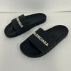 Balenciaga Black Pool Slides - size 39 (US 8/8.5)