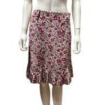 Marc Jacobs size 4 Floral Silk Skirt