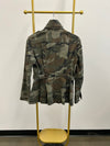 Rag & Bone Leigh Camo Fitted Utility Jacket - size 4