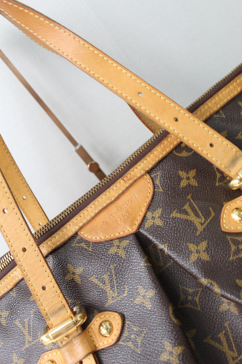 Louis Vuitton Palermo GM Monogram Canvas Tote Shoulder Bag