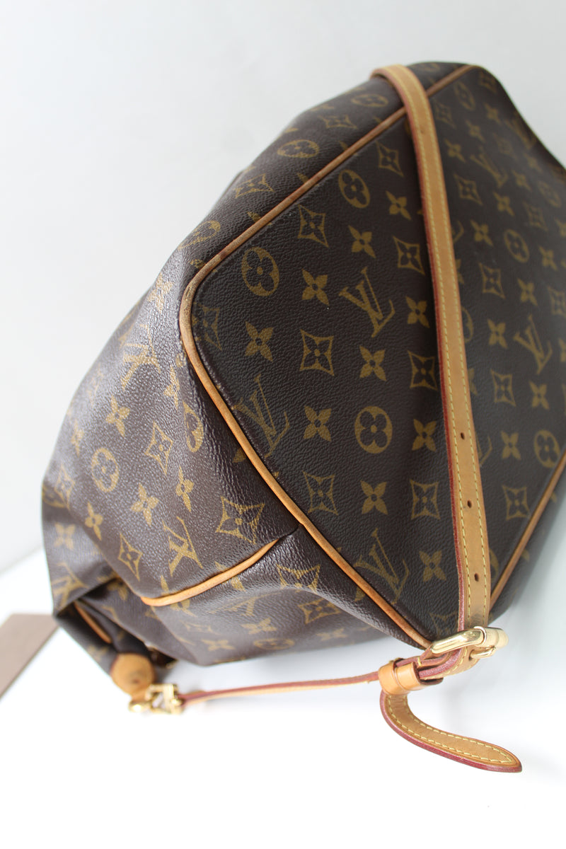 Palermo leather crossbody bag Louis Vuitton Brown in Leather