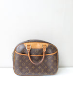 Trouville, Used & Preloved Louis Vuitton Handbag, LXR USA, Brown
