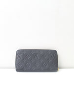 Louis Vuitton Black Empreinte Zippy Wallet