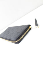 Louis Vuitton Black Empreinte Zippy Wallet