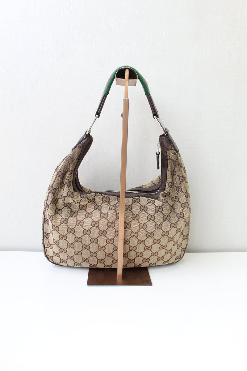 Gucci Web Shoulder Bag (Damaged Straps)