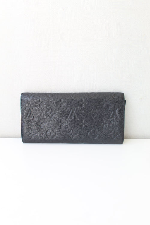 Louis Vuitton Black Sarah Wallet