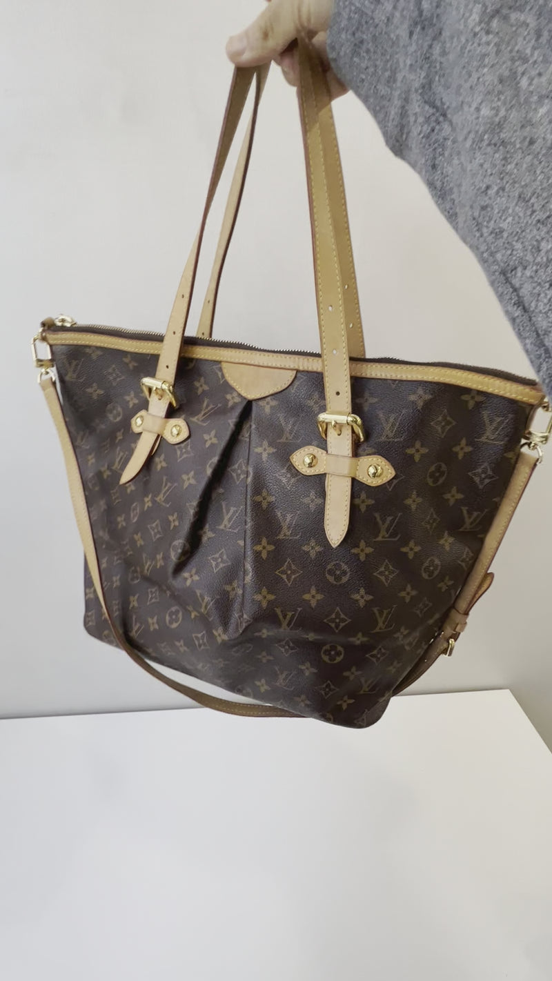 Louis Vuitton Palermo GM Handbag Review & Try On Video 