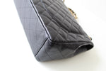 Chanel Classic Single Flap Bag Quilted Caviar Maxi