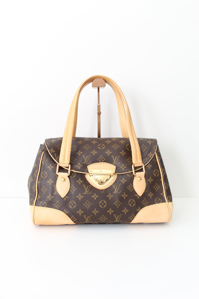 Louis Vuitton Beverly Leather Handbag