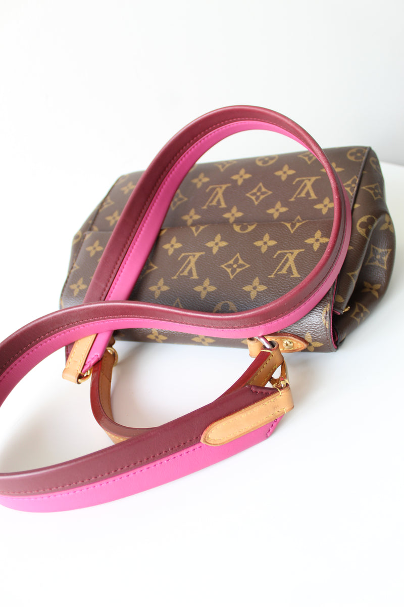 Louis Vuitton Hot Pink Monogram Canvas Bandouliere Bag Strap Louis