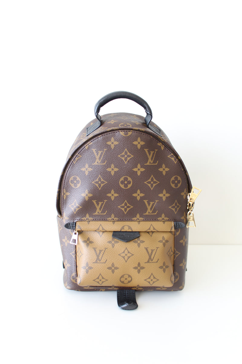 Palm Springs Backpack PM- Material : Monogram Reverse Canvas - Women