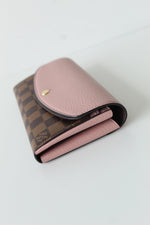 Louis Vuitton Damier Ebene Normandy Wallet with Rose Ballerine - A