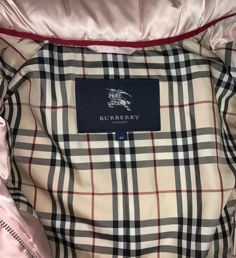 Burberry size 40 (US 6) Puffer Jacket