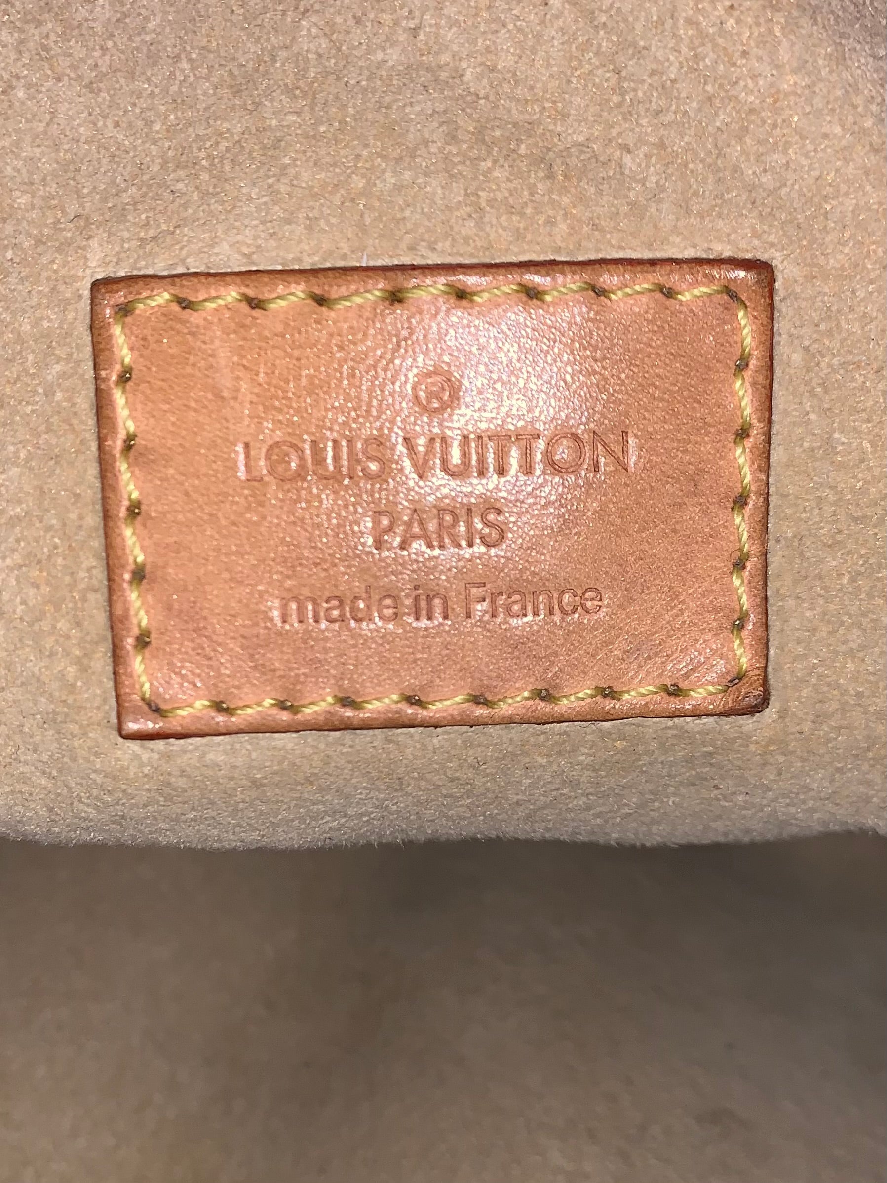 Authentic Louis Vuitton Monogram Eden Handbag With Strap And
